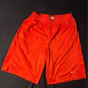 Nike Men’s Orange Large Athletic Shorts